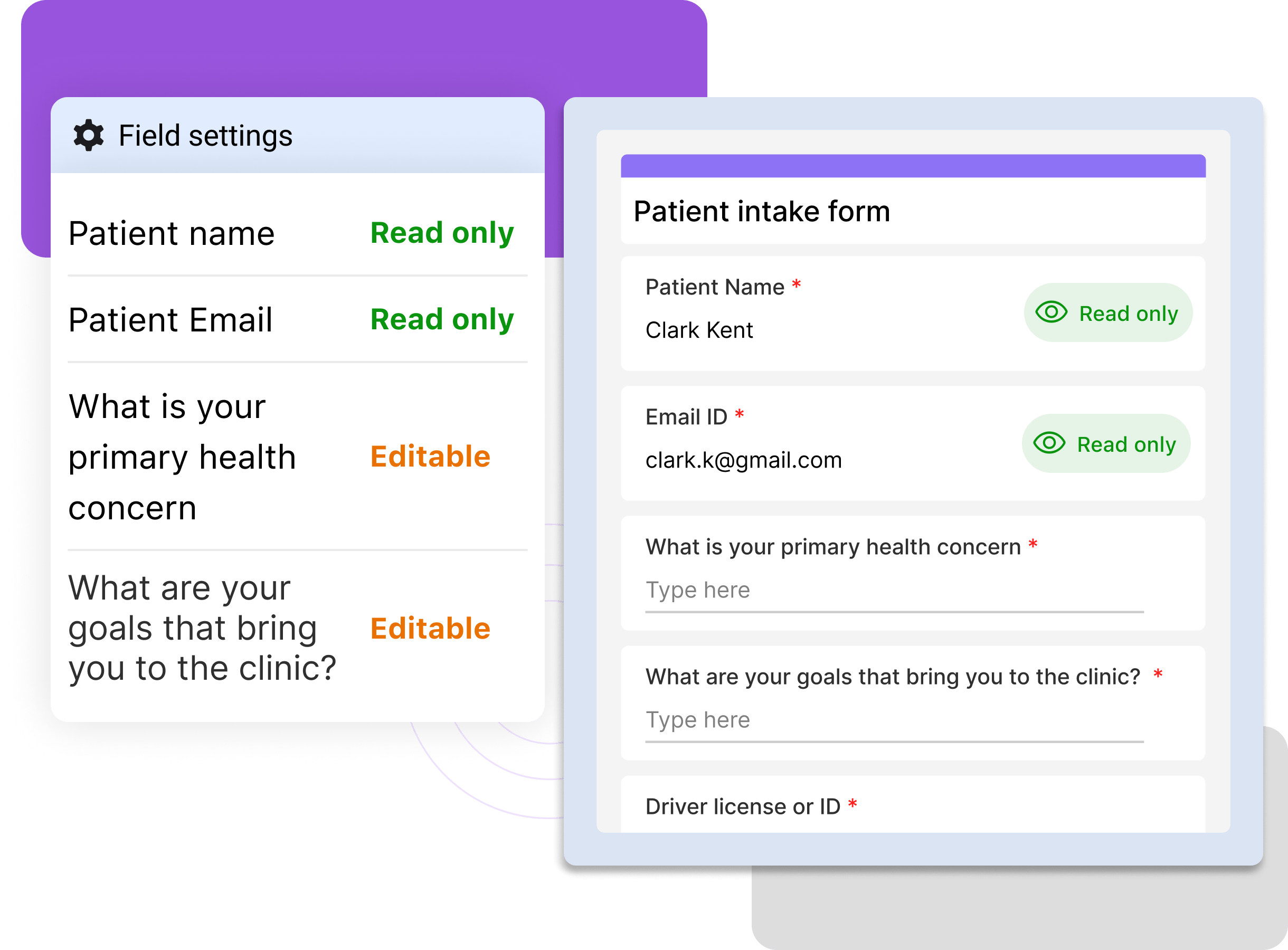 Setup field permissions