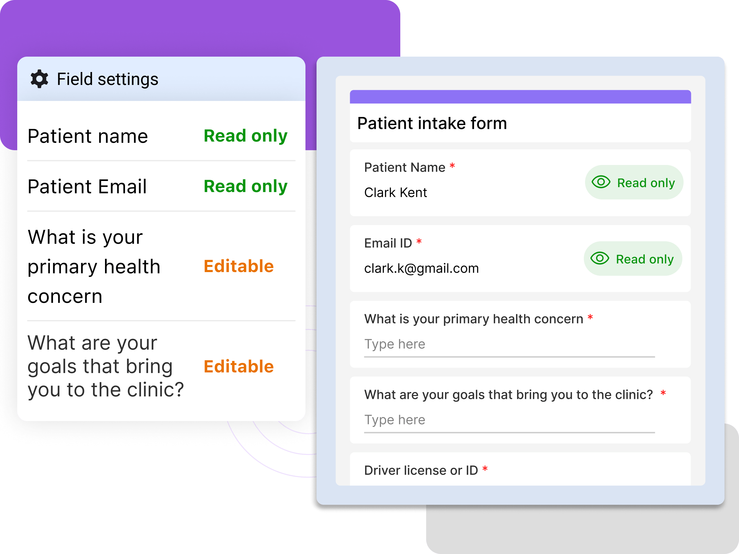 Setup field permissions