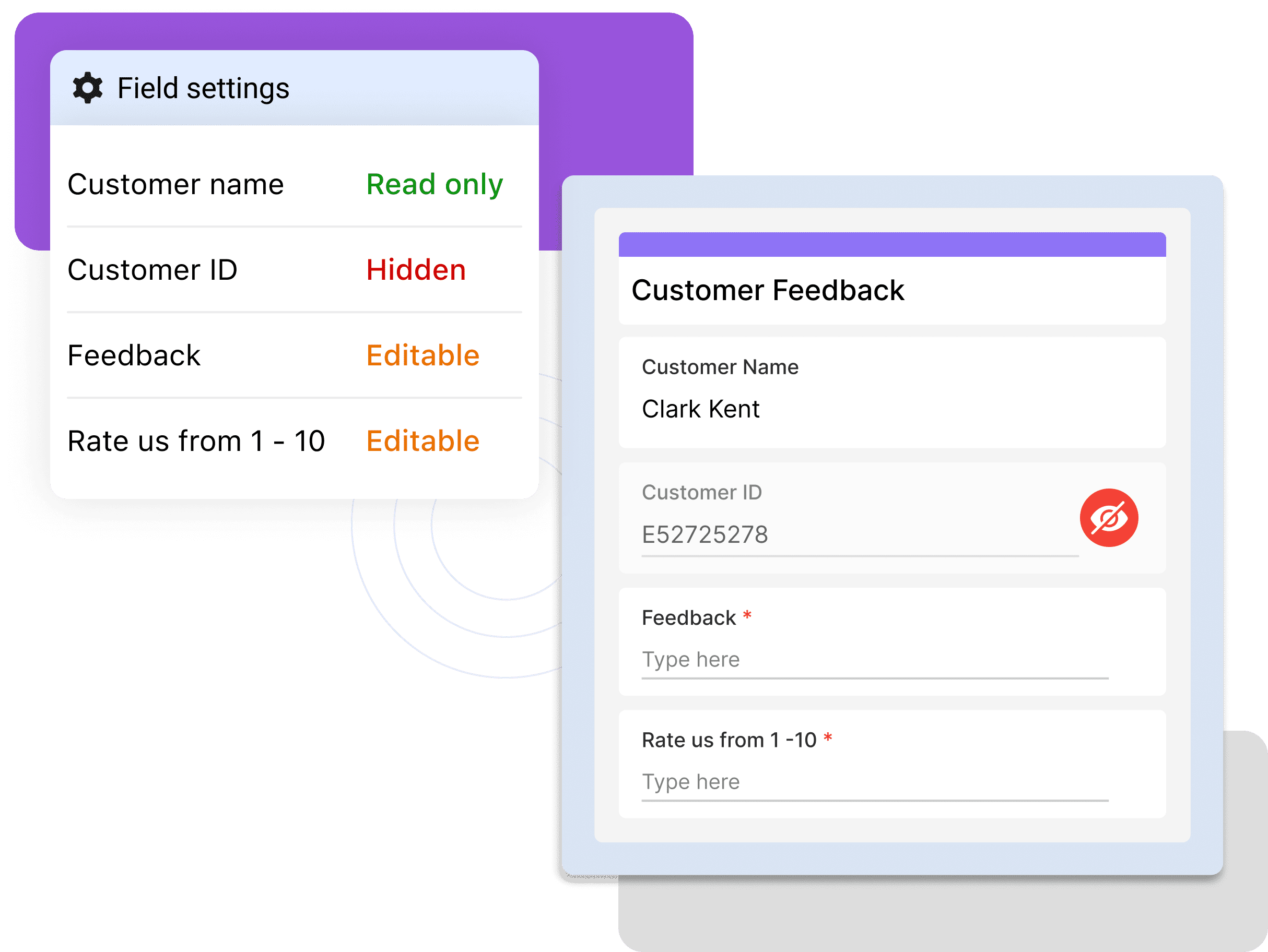 Setup field permissions